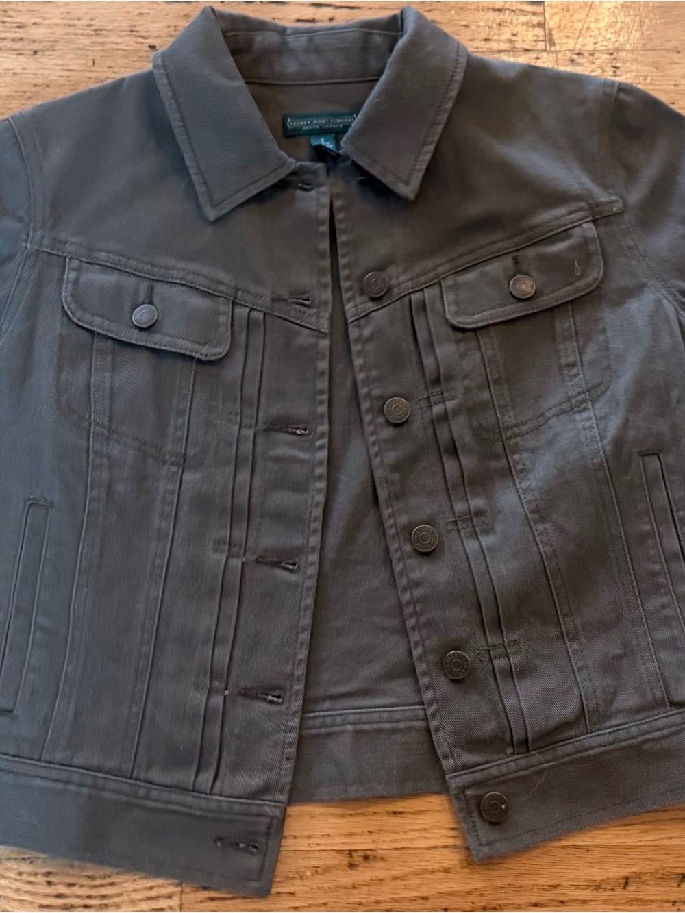 Lauren jeans company (y2k) army green Button-Front Jacket Ralph Lauren like new